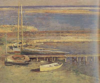 Theodore Robinson Boats at a Landing (nn02) oil painting picture
